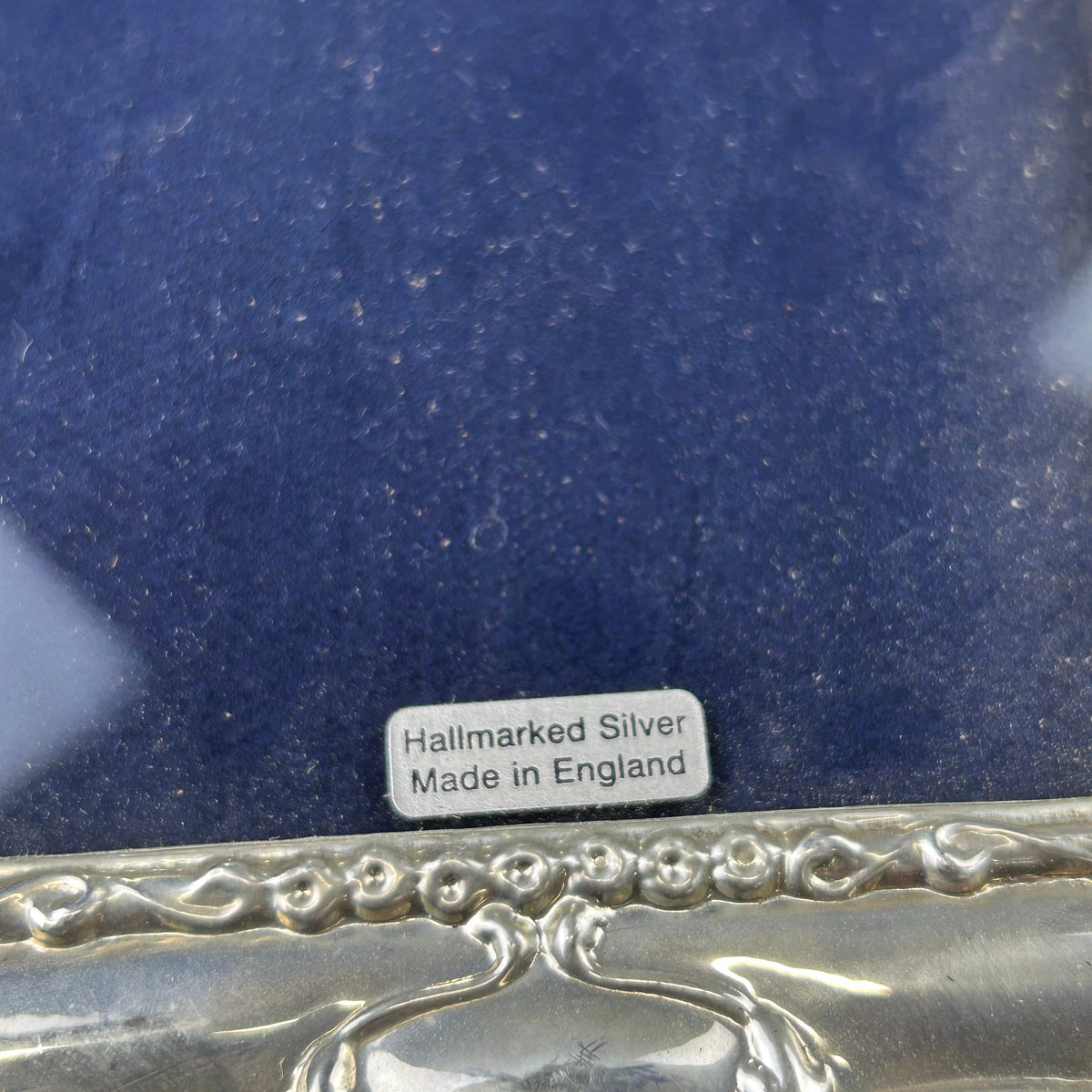 Pair of Hallmarked Sterling Silver Photo Frames