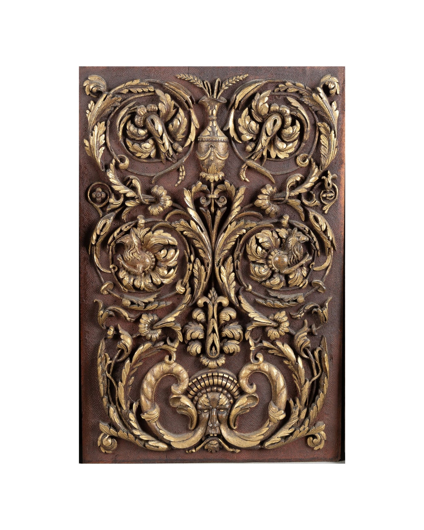 Set of Three 19th Century Carved Panels, St. Peter's Rome Provenance