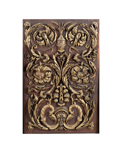 Set of Three 19th Century Carved Panels, St. Peter's Rome Provenance