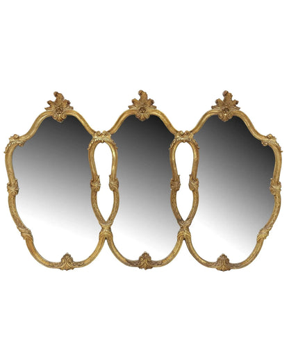 Louis XV Style Giltwood Three-Panel Wall Mirror