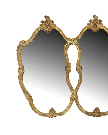 Louis XV Style Giltwood Three-Panel Wall Mirror