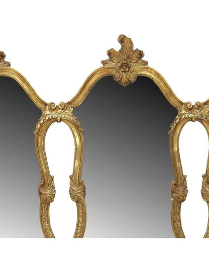 Louis XV Style Giltwood Three-Panel Wall Mirror