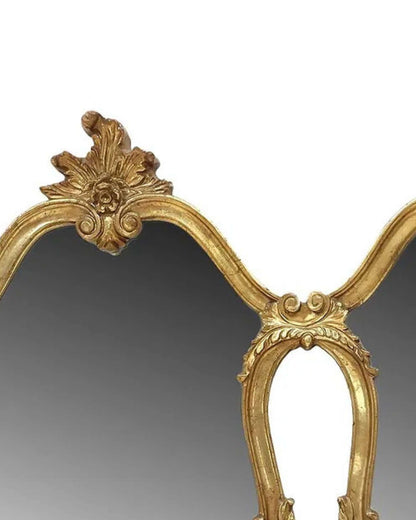 Louis XV Style Giltwood Three-Panel Wall Mirror