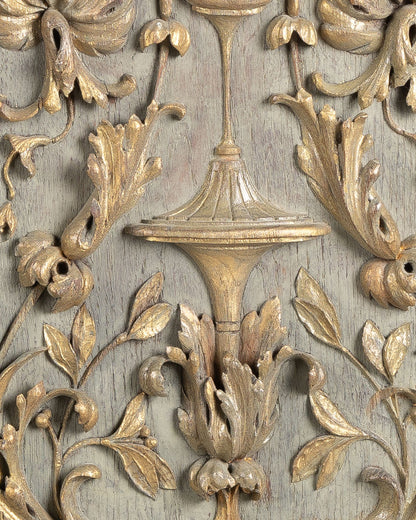 Set of Three 19th Century Carved Panels, St. Peter's Rome Provenance