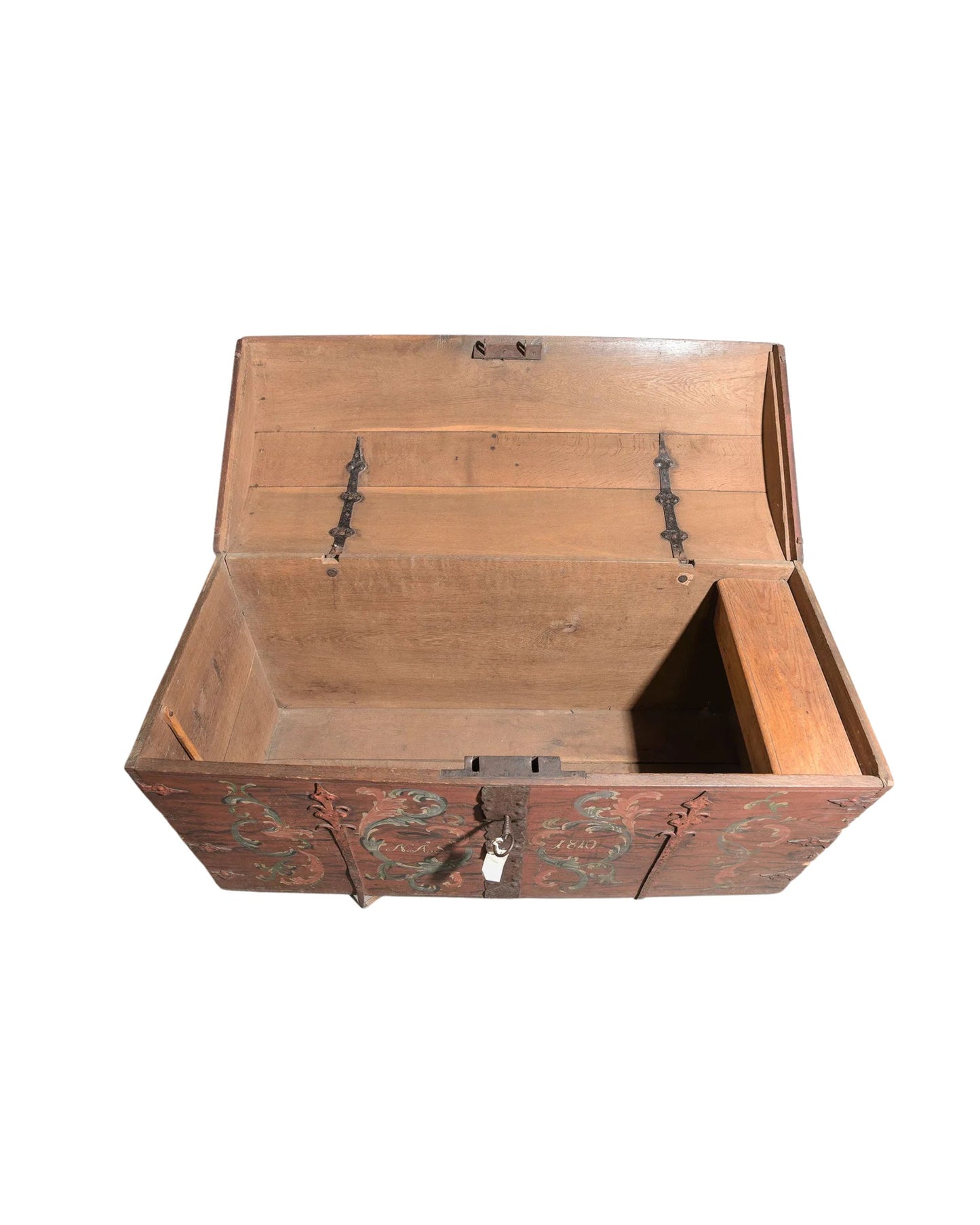 British Oak Barley Twist Occasional Table with Drawer