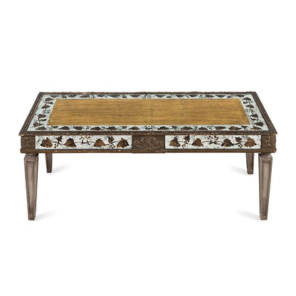 Maison Jansen Style Painted & Églomisé Cocktail Table, Late 20th Century