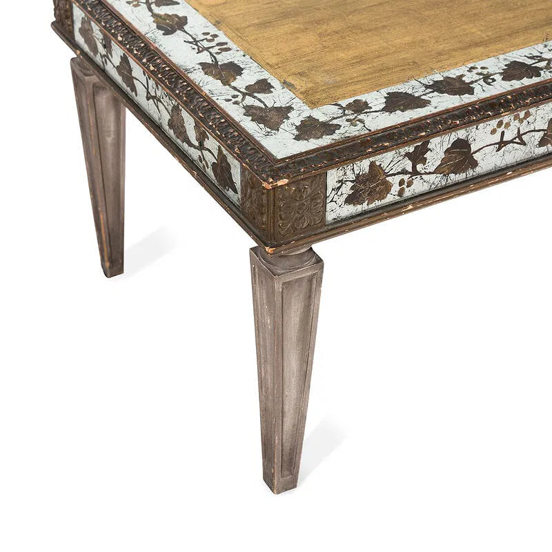 Maison Jansen Style Painted & Églomisé Cocktail Table, Late 20th Century