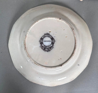 Collection of Black Transferware Ironstone, English, 19th century