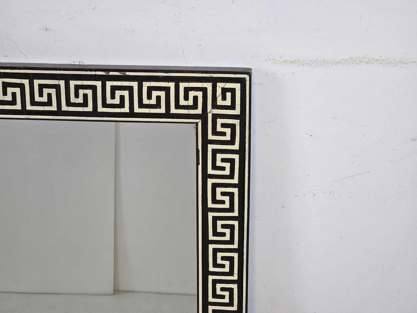 Vintage Greek Key Wall Mirror