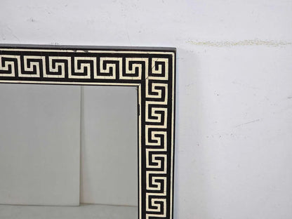 Vintage Greek Key Wall Mirror