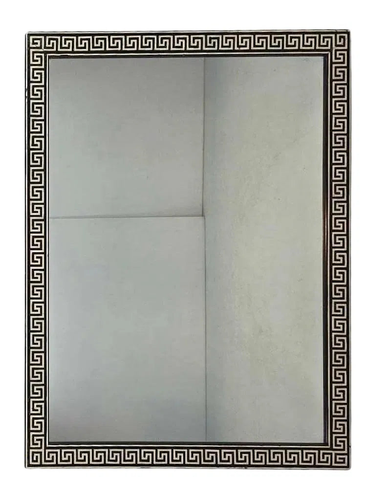 Vintage Greek Key Wall Mirror