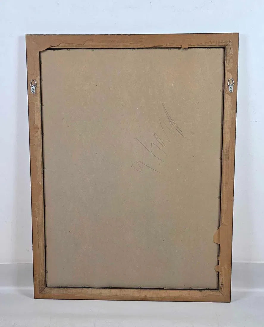 Vintage Greek Key Wall Mirror