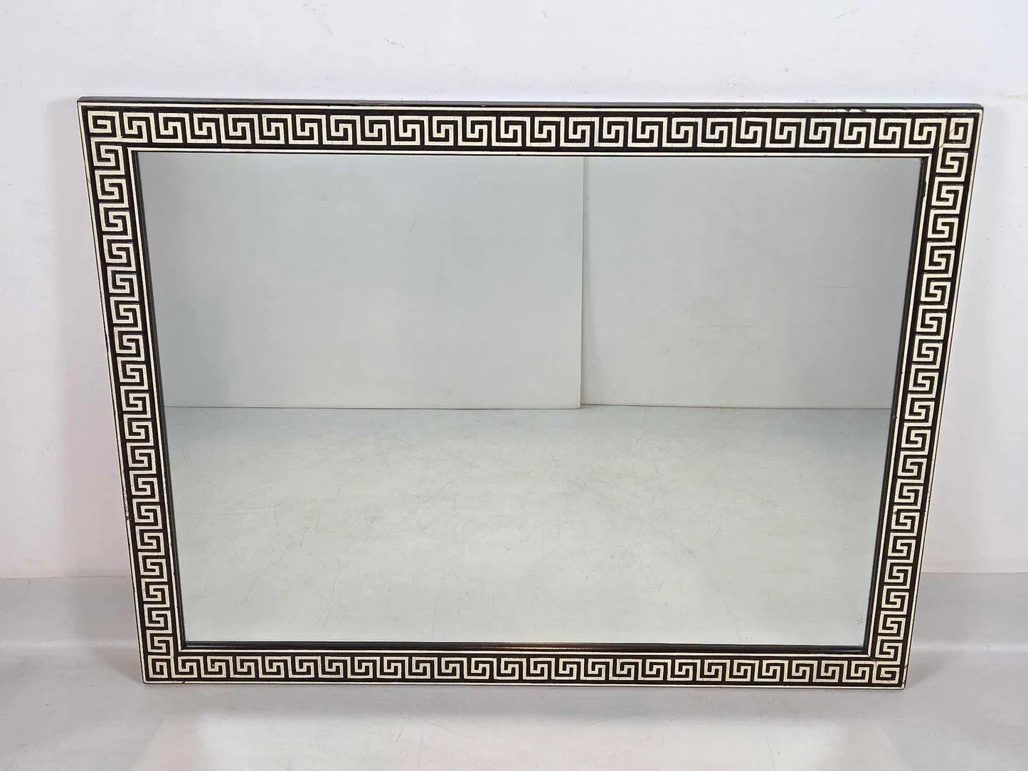 Vintage Greek Key Wall Mirror