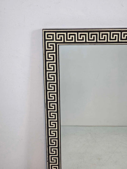 Vintage Greek Key Wall Mirror