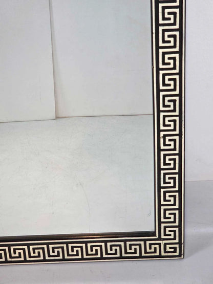 Vintage Greek Key Wall Mirror