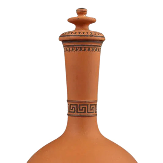 Greek Key Jar