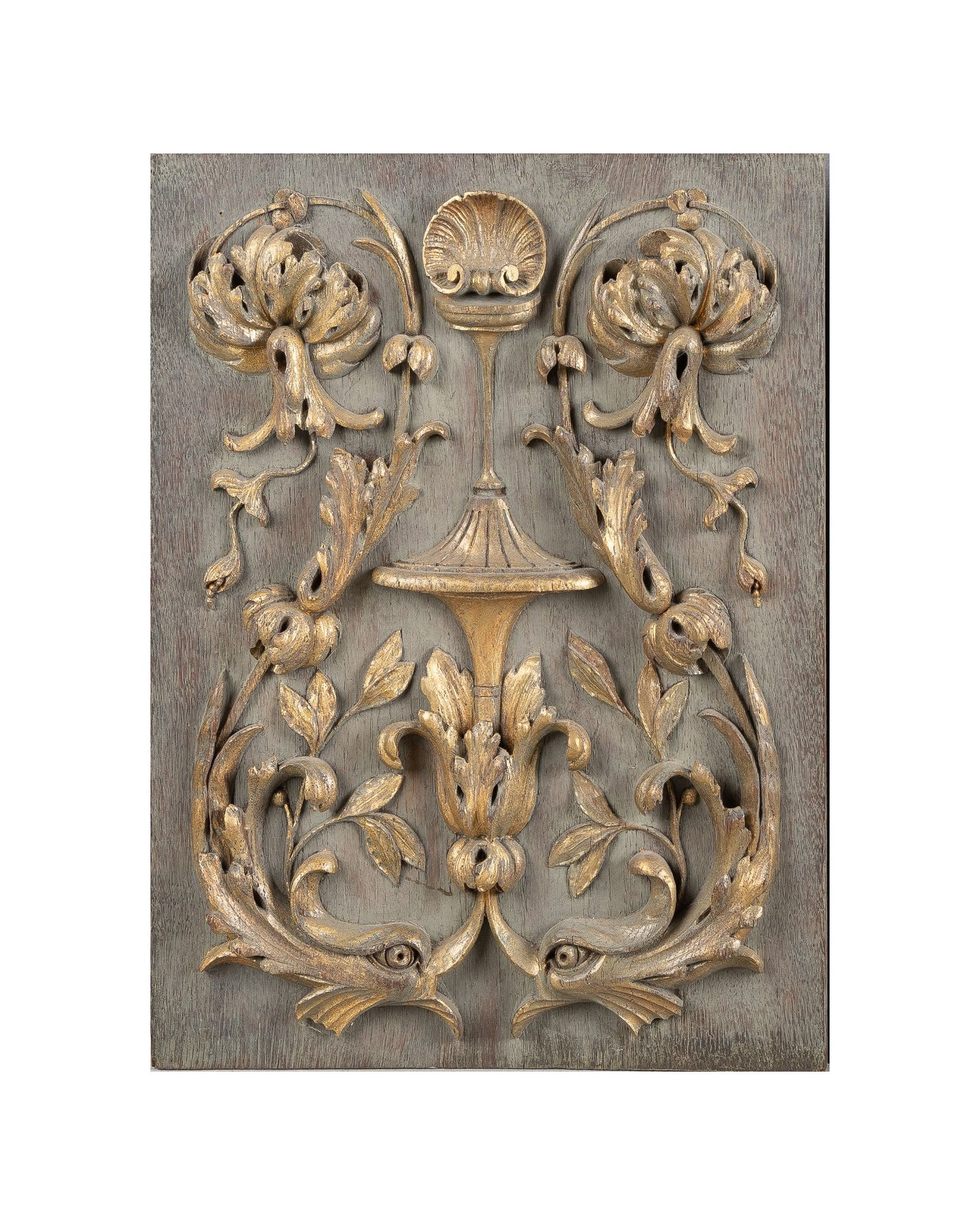 Set of Three 19th Century Carved Panels, St. Peter's Rome Provenance