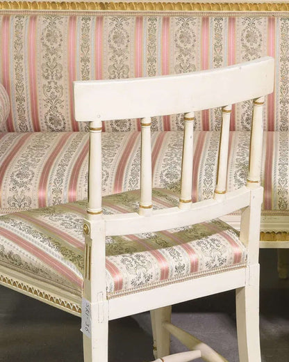 Gustavian Painted Sofa & Chairs