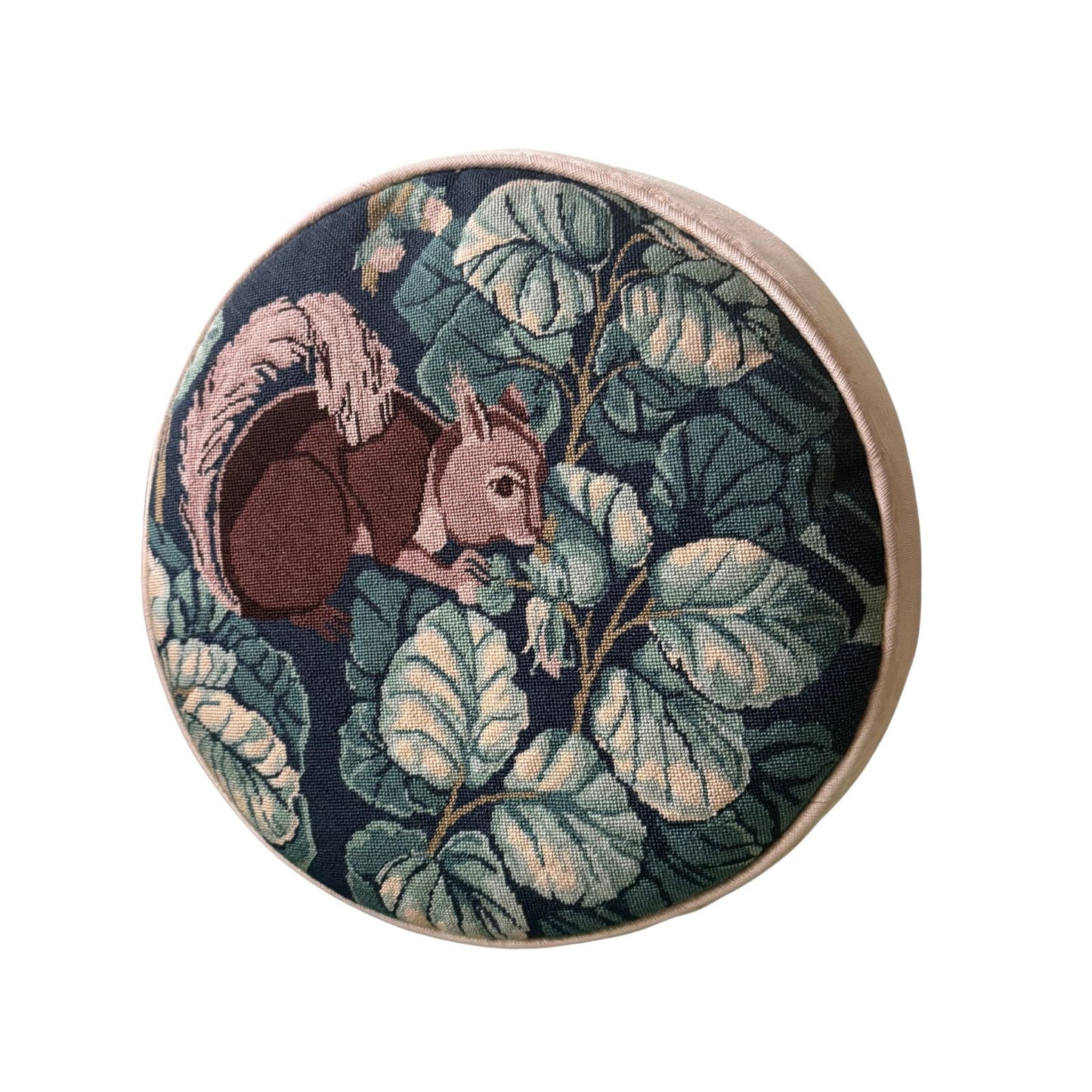 Round Woodland Tapestry Pillow