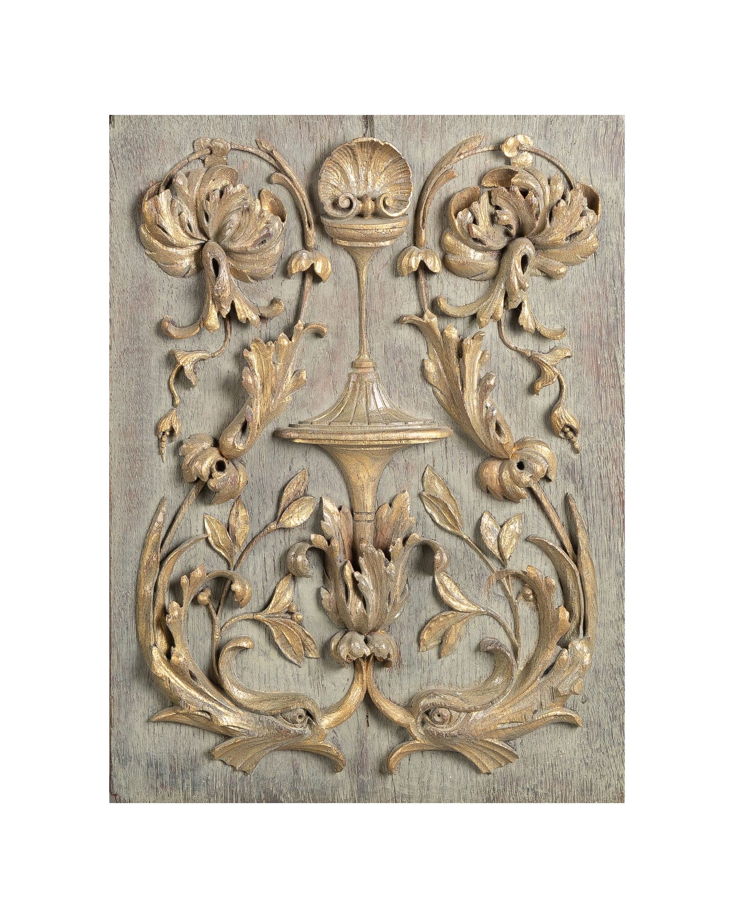 Set of Three 19th Century Carved Panels, St. Peter's Rome Provenance