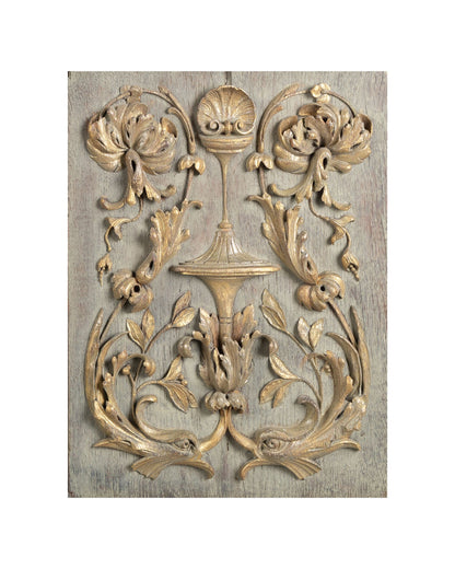 Set of Three 19th Century Carved Panels, St. Peter's Rome Provenance