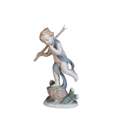 Set of 4 Vintage German Porcelain Cherub Figurines
