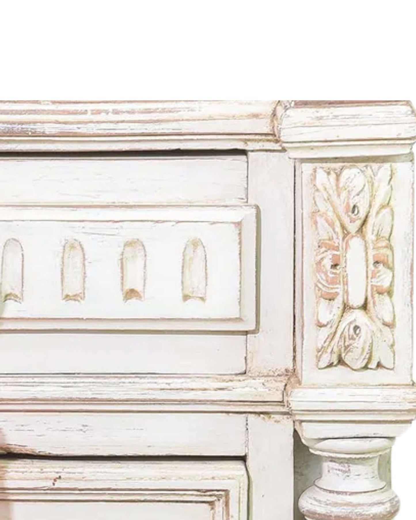 Henri II Style Marble Top Chiffonnier Chest