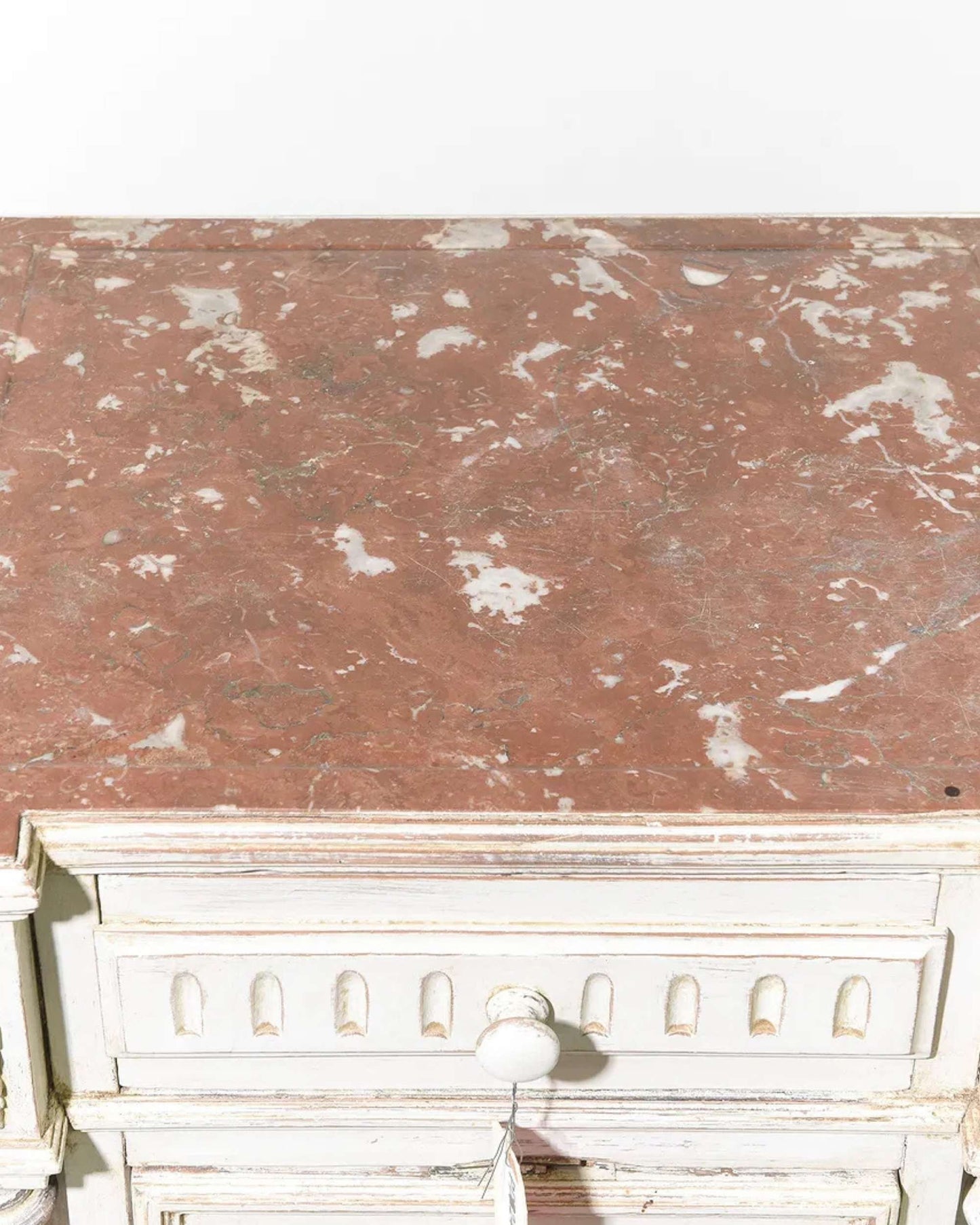 Henri II Style Marble Top Chiffonnier Chest