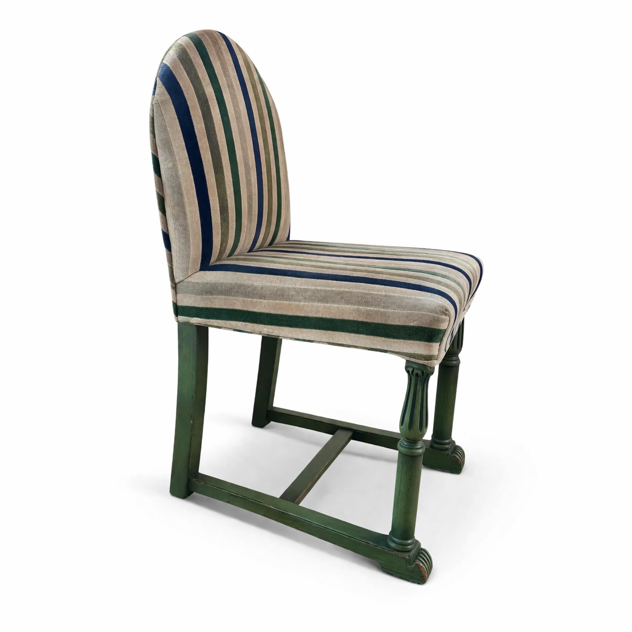 Striped  Accent Chair