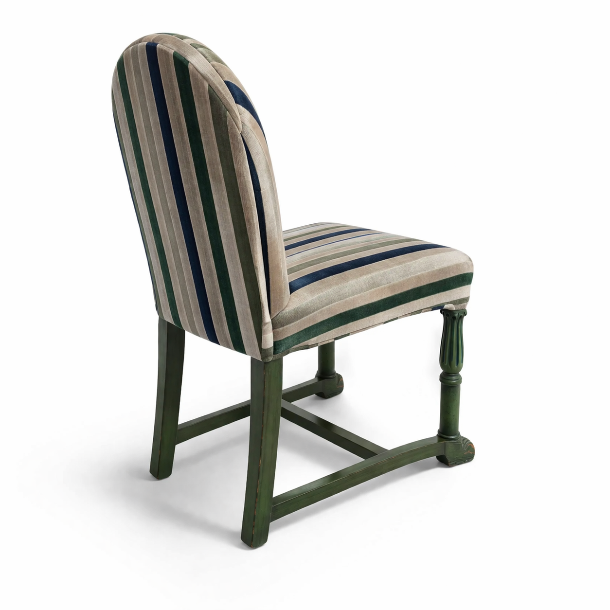 Striped  Accent Chair