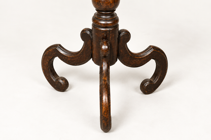 British Oak Barley Twist Pedestal