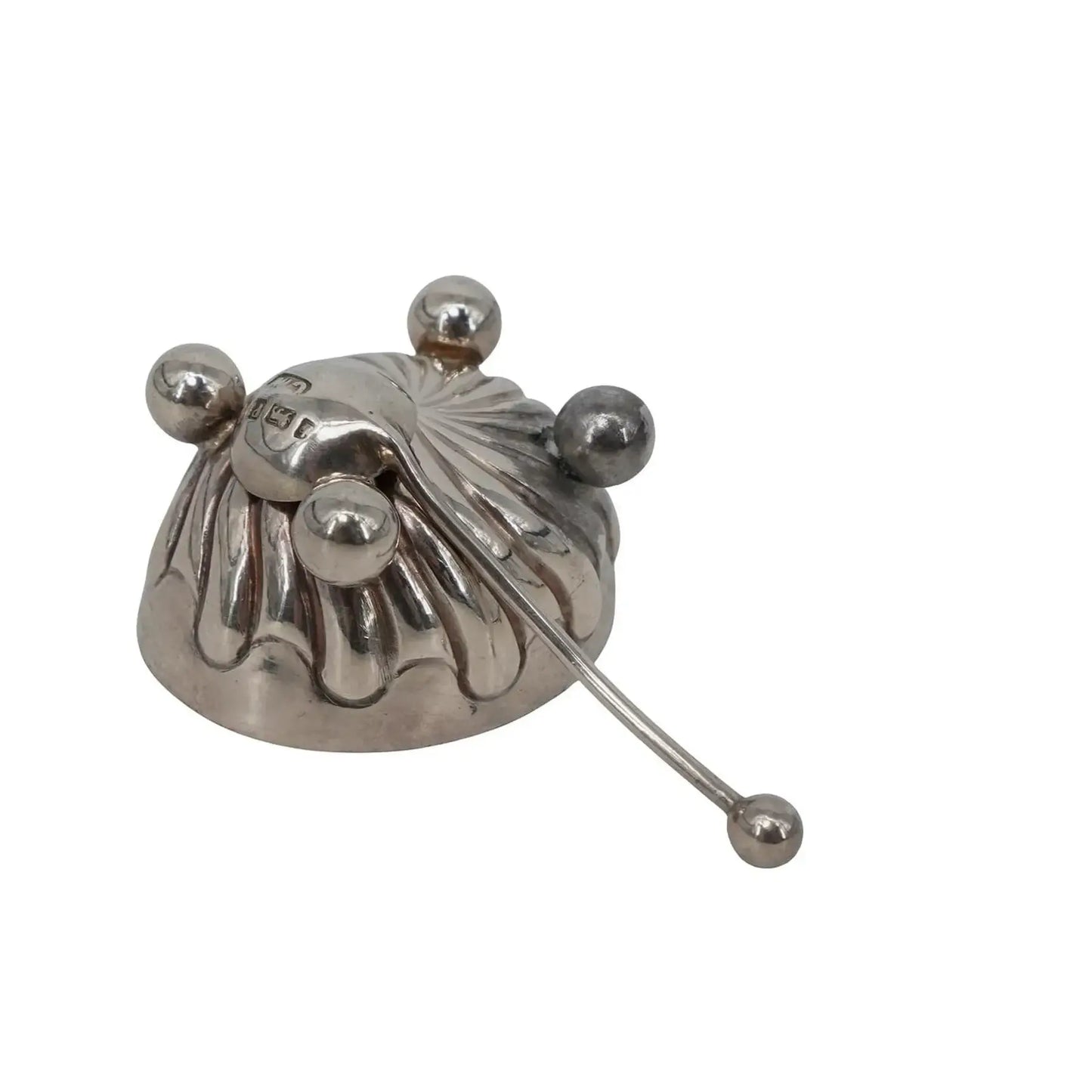 Charles Mappin Silver Plate Salt Cellars With Spoons, Sheffield 1882 (6 Pcs)