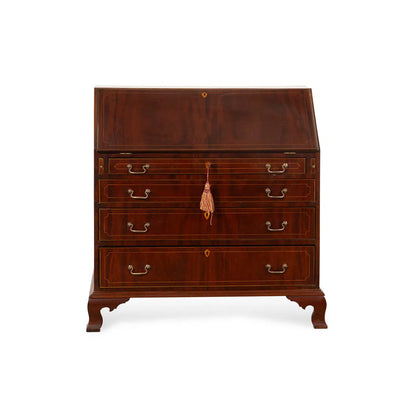 Early 20th Century Chippendale Slant Front Desk front view