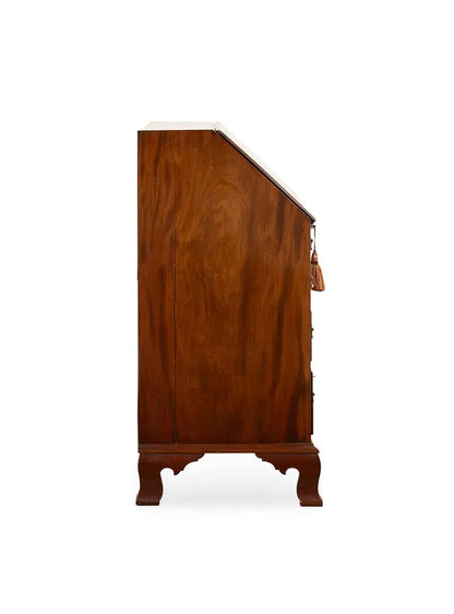 Early 20th Century Chippendale Slant Front Desk side view