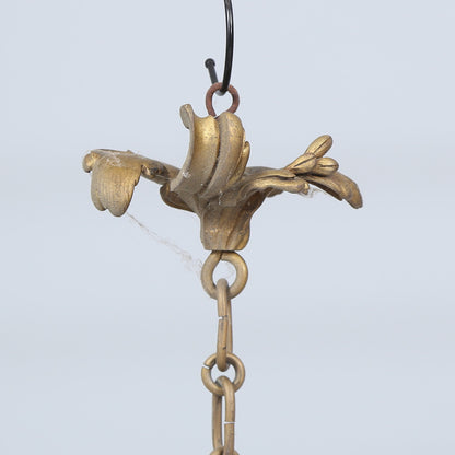 20th Century Louis XV Style Gilt Bronze Chandelier from Sweden