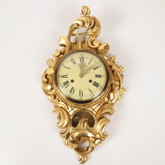 Early 19th Century  Giltwood Frame Clock