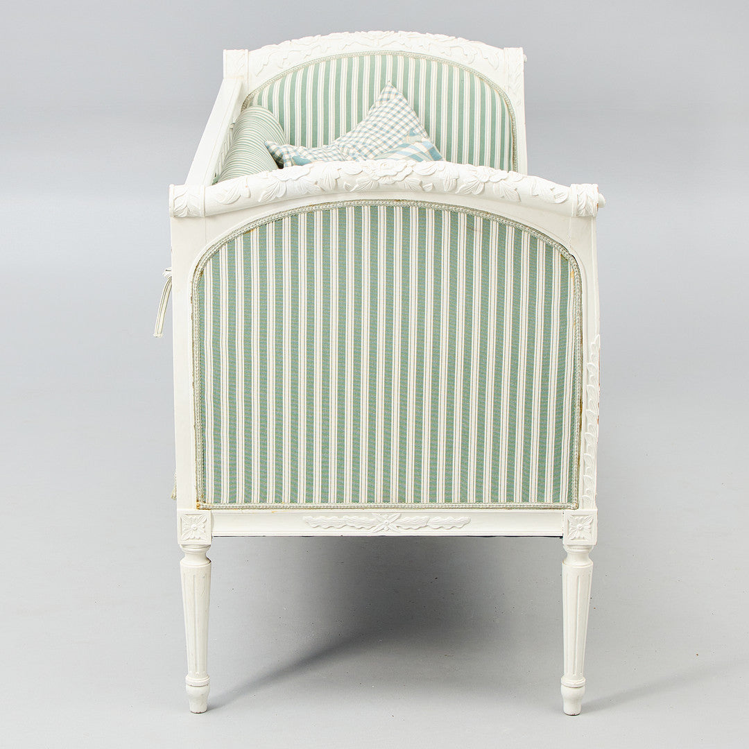 SOFA, so-called banquet sofa, Gustavian style, 20th century.