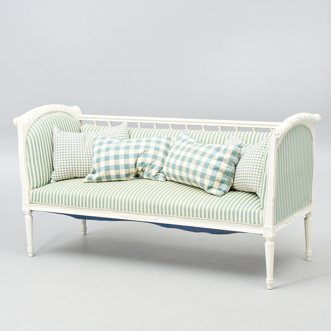 SOFA, so-called banquet sofa, Gustavian style, 20th century.