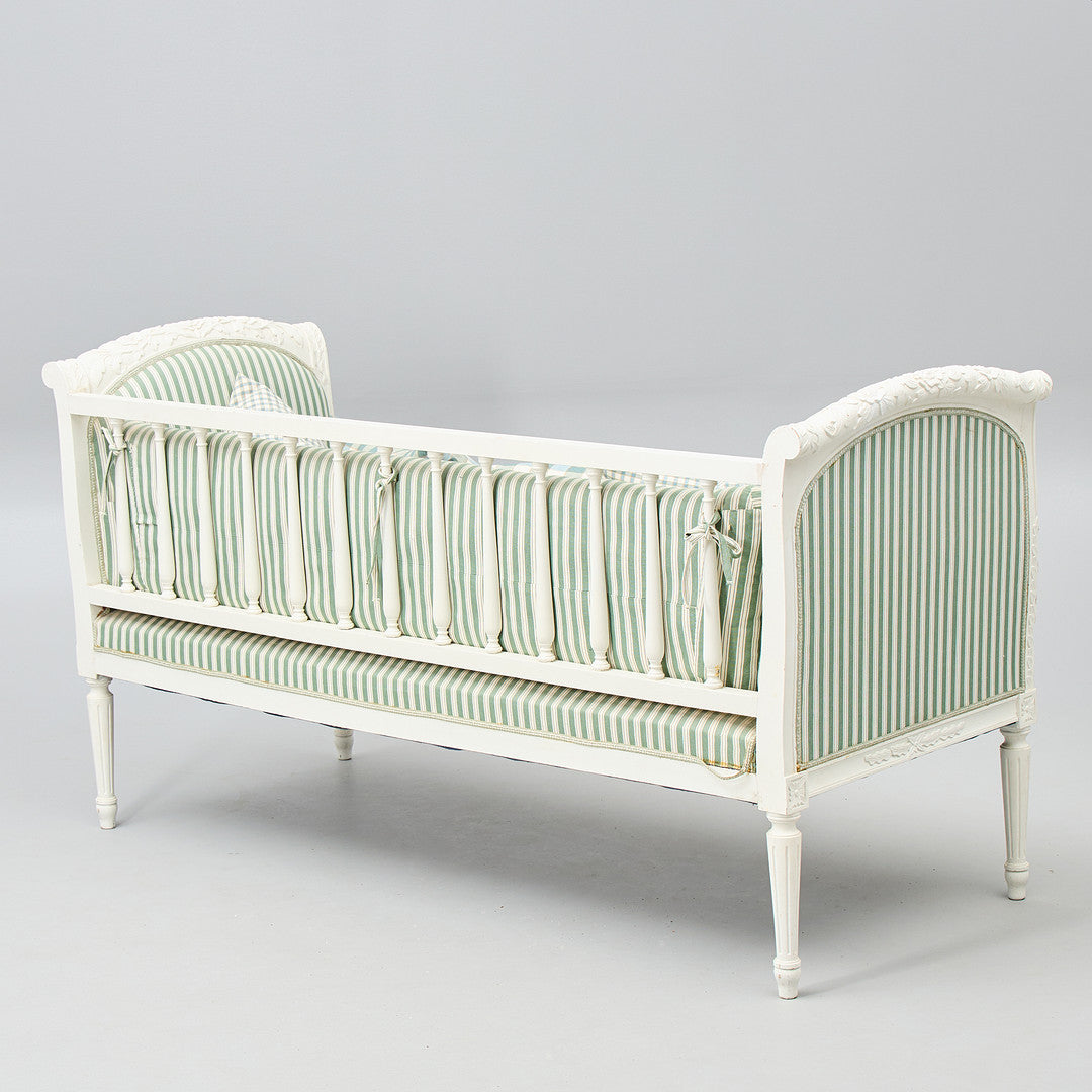 SOFA, so-called banquet sofa, Gustavian style, 20th century.