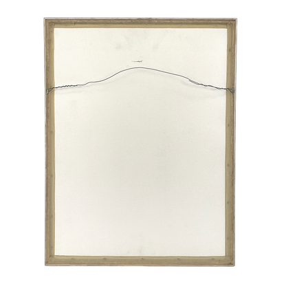 Back and frame detail of Bengt Hallgren framed horse drawing