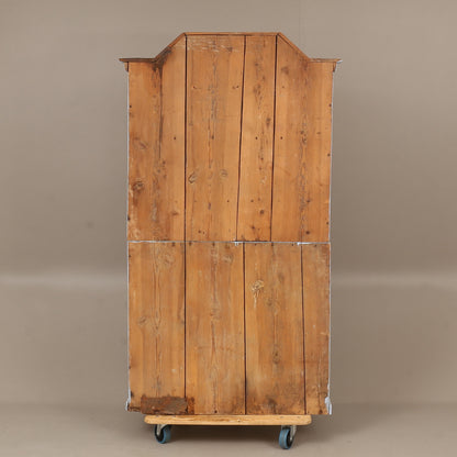 Swedish Folk Art Painted Cabinet, 19th Century