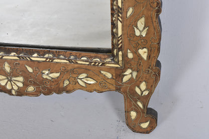 Syrian Mother-of-Pearl Inlaid Wall Mirror, 19th Century