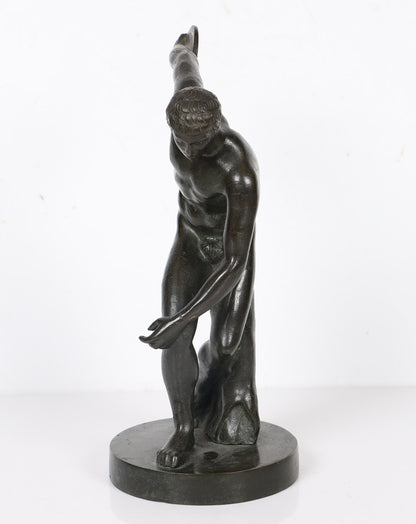 Early 19th Century Grand Tour Bronzed Discobolus