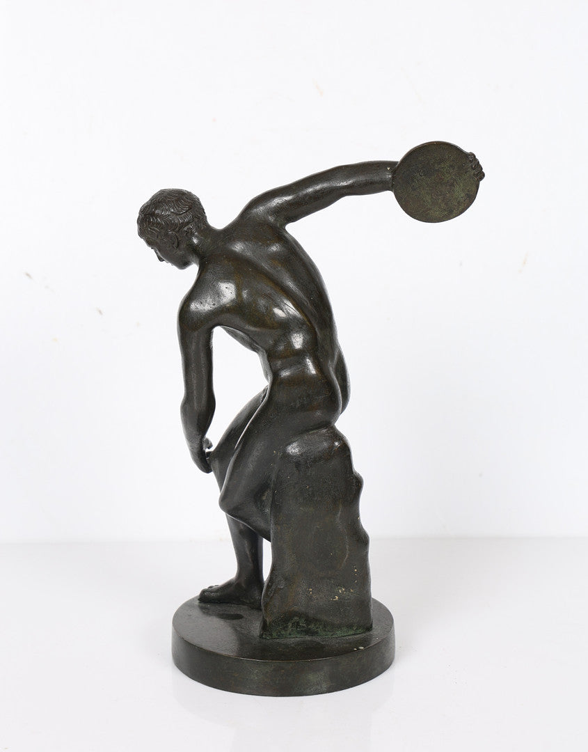 Early 19th Century Grand Tour Bronzed Discobolus
