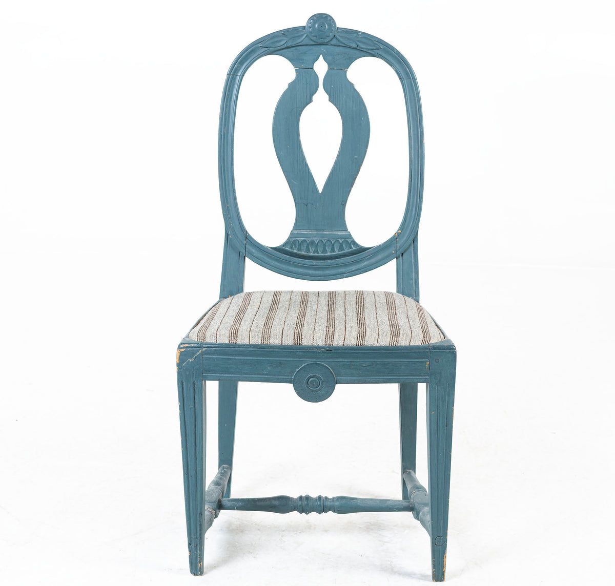 Gustavian painted side chair