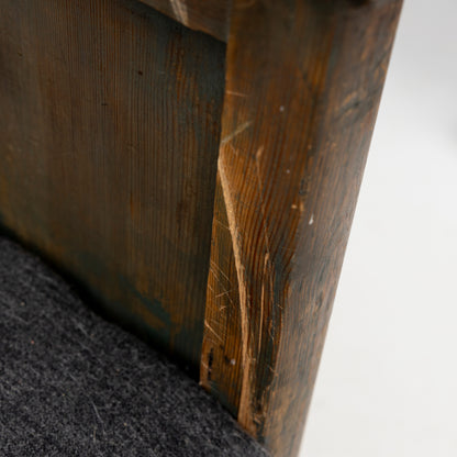 Swedish Blue Painted Pull-Out Sofa, 19th/20th Century