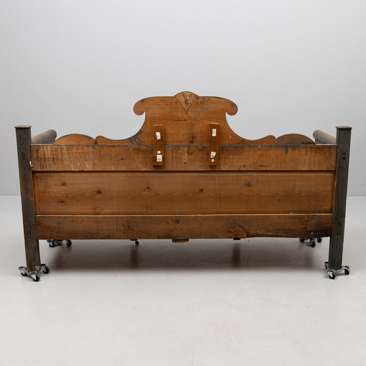Swedish Blue Painted Pull-Out Sofa, 19th/20th Century