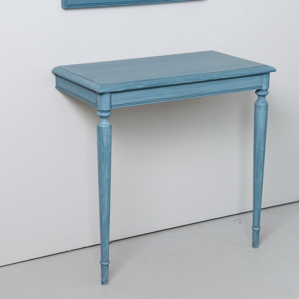 Swedish Painted Console Table with Pier Mirror, Late 20th Century