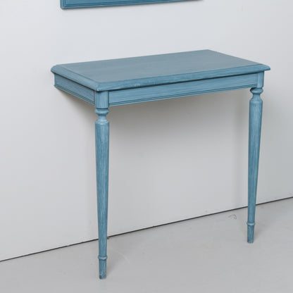 Swedish Painted Console Table with Pier Mirror, Late 20th Century