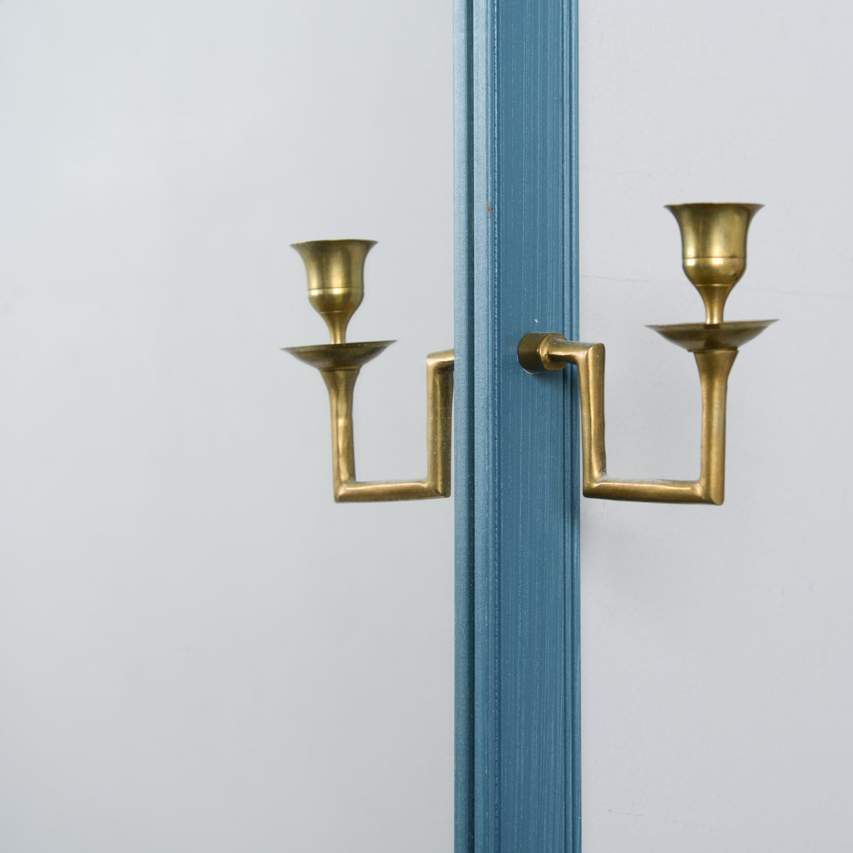 Swedish Painted Console Table with Pier Mirror, Late 20th Century